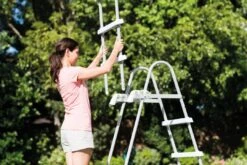 Intex 28077 Deluxe Pool Ladder (52") -Pool Supplies Shop 28074 deluxe pool ladder 52 2