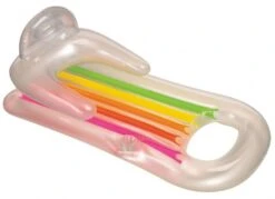 Intex Inflatable Pool Mattress | King Kool Lounger - Silver (63" X 33.5")