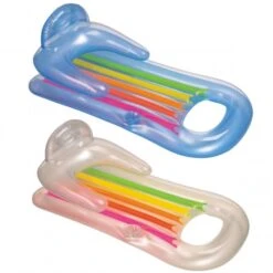 Intex Inflatable Pool Mattress | King Kool Lounger - Silver (63" X 33.5") -Pool Supplies Shop 2 king cool lounge pearlescent silver 58802eus 3