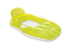 Intex Pool Float | Inflatable Chill’N Float Lounger - Green (64" X 41")