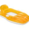 Intex Pool Float | Inflatable Chill’N Float Lounger - Orange (64" X 41")