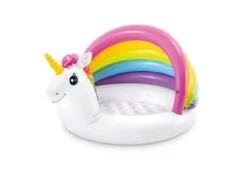 Intex 57113 4ft X 3ft X 2ft Inflatable Unicorn Baby PoolRound (1 - 3 Years)