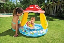 Intex Inflatable Baby Pool - Mushroom (1 - 3 Years) -Pool Supplies Shop 57114np mushroom baby pool 3