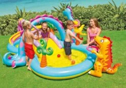 Intex Inflatable Dinoland Play Center (3+ Years) -Pool Supplies Shop 57135 dinoland playcenter 3