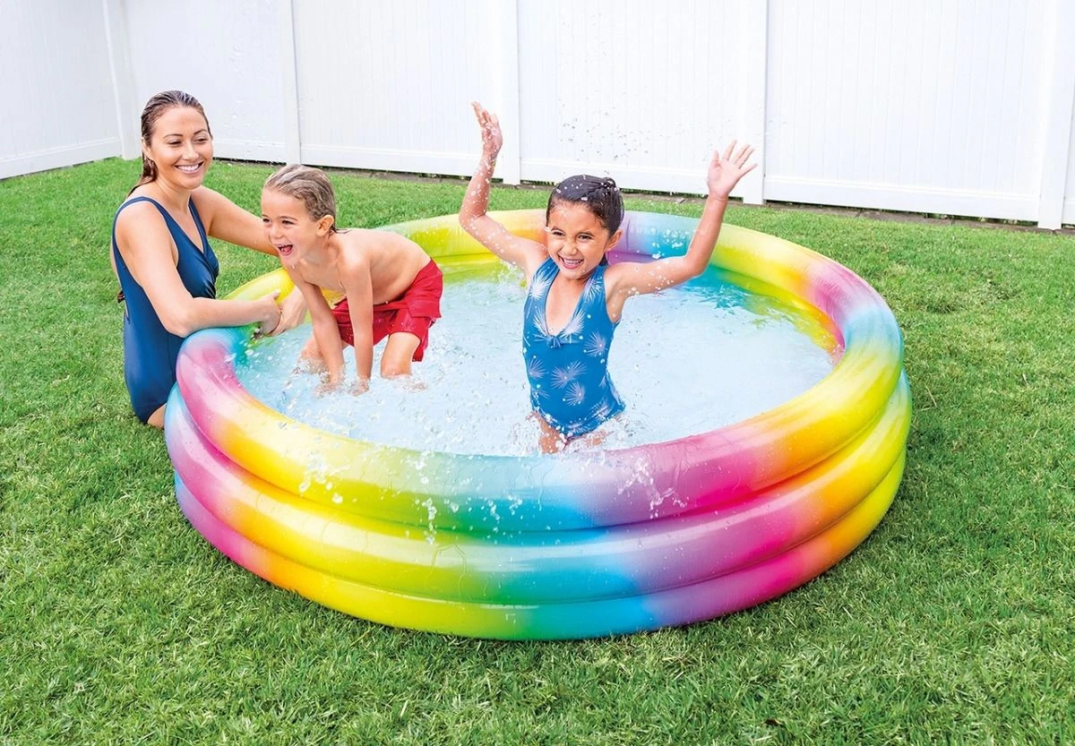 Intex Inflatable Rainbow Ombre Pool 66" (2 Plus Years) 2 Intex Inflatable Rainbow Ombre Pool 66" (2 Plus Years) - Image 2