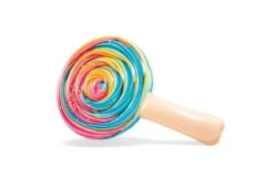 Intex Inflatable Pool Mattress | Rainbow Lollipop Float | Lilo (82" X 53")