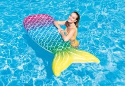 Intex 58788 70" X 28" Inflatable Pool Mattress Rainbow Mermaid Tail Float -Pool Supplies Shop 58788ep 2