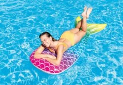 Intex 58788 70" X 28" Inflatable Pool Mattress Rainbow Mermaid Tail Float -Pool Supplies Shop 58788ep 3
