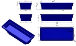 Fibreglass Pool Montecito 24'11" X 10' Complete Kit (Metallic Finish) 20 Fibreglass Pool Montecito 24'11" X 10' Complete Kit (Metallic Finish) -Pool Supplies Shop 7013080m montecito fibreglass pool dimension drawings