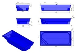 Fibreglass Pool Colorado 26'2" X 12'4" Complete Kit (Metallic Finish) -Pool Supplies Shop 7014746m colorado fibreglass pool dimension drawings