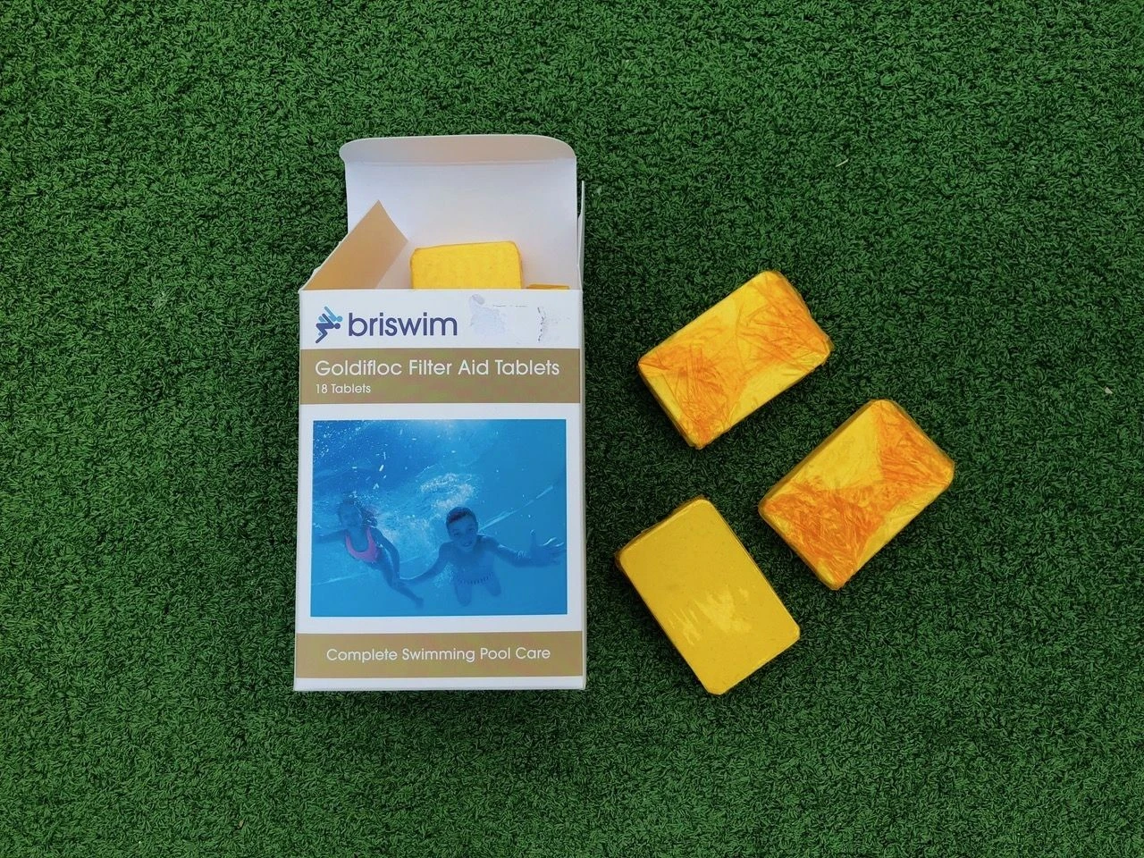 Briswim - Goldifloc Filter Aid Tablets (18 Tablets) 3 Briswim - Goldifloc Filter Aid Tablets (18 Tablets) - Image 3