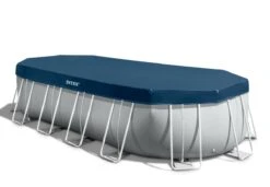 Intex 20ft X 10ft X 48" Prism Frame Pool Set With Filter Pump – Oval – Collection Only -Pool Supplies Shop debris cover intex 26798