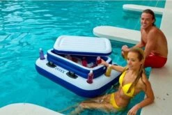 Intex Pool Inflatable Floating Drinks Cooler | Mega Chill II (45" X 38") -Pool Supplies Shop intex 45 x 38 mega chill ii floating drinks cooler 58821 5