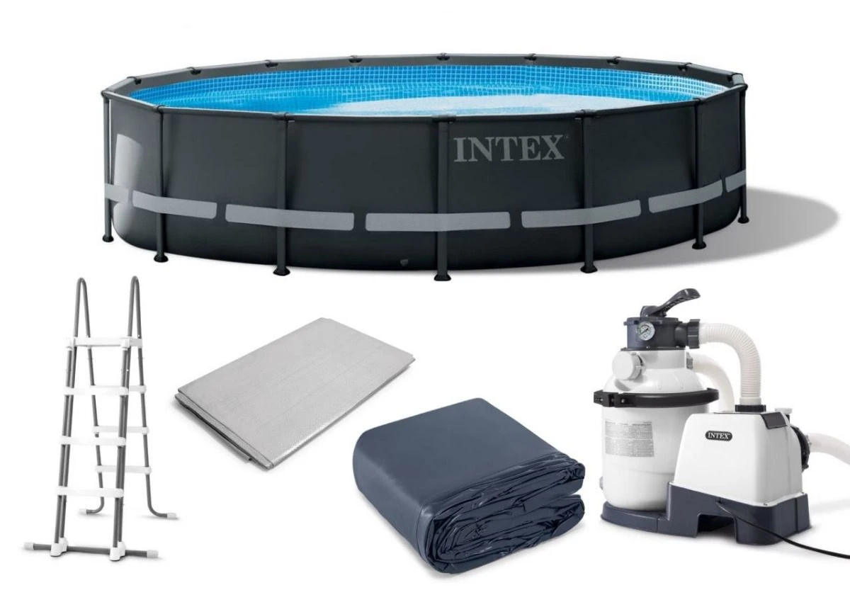 Intex 16ft X 48" Ultra XTR Frame Pool Set With Filter Pump - Round - Collection Only 1 Intex 16ft X 48" Ultra XTR Frame Pool Set With Filter Pump - Round - Collection Only