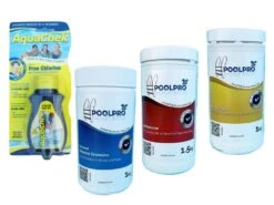 Basic Hot Tub Chemical Kit (with 1 Kg Chlorine Granules)