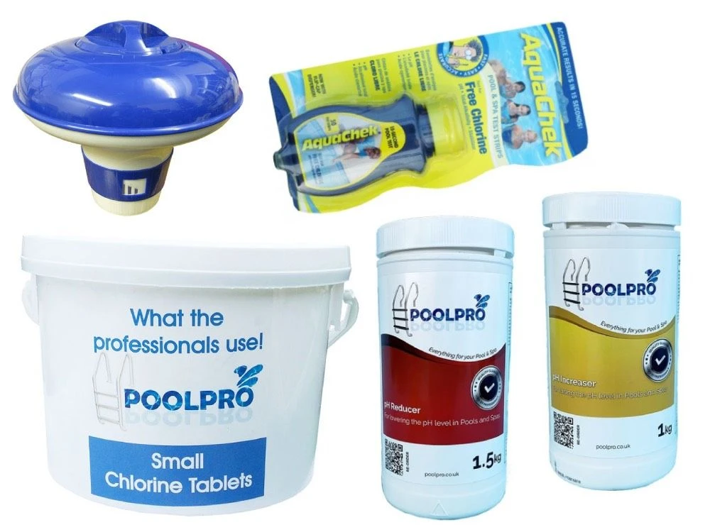 Basic Hot Tub Chemical Kit (with 2.5 Kg Mini-Chlorine Tablets)