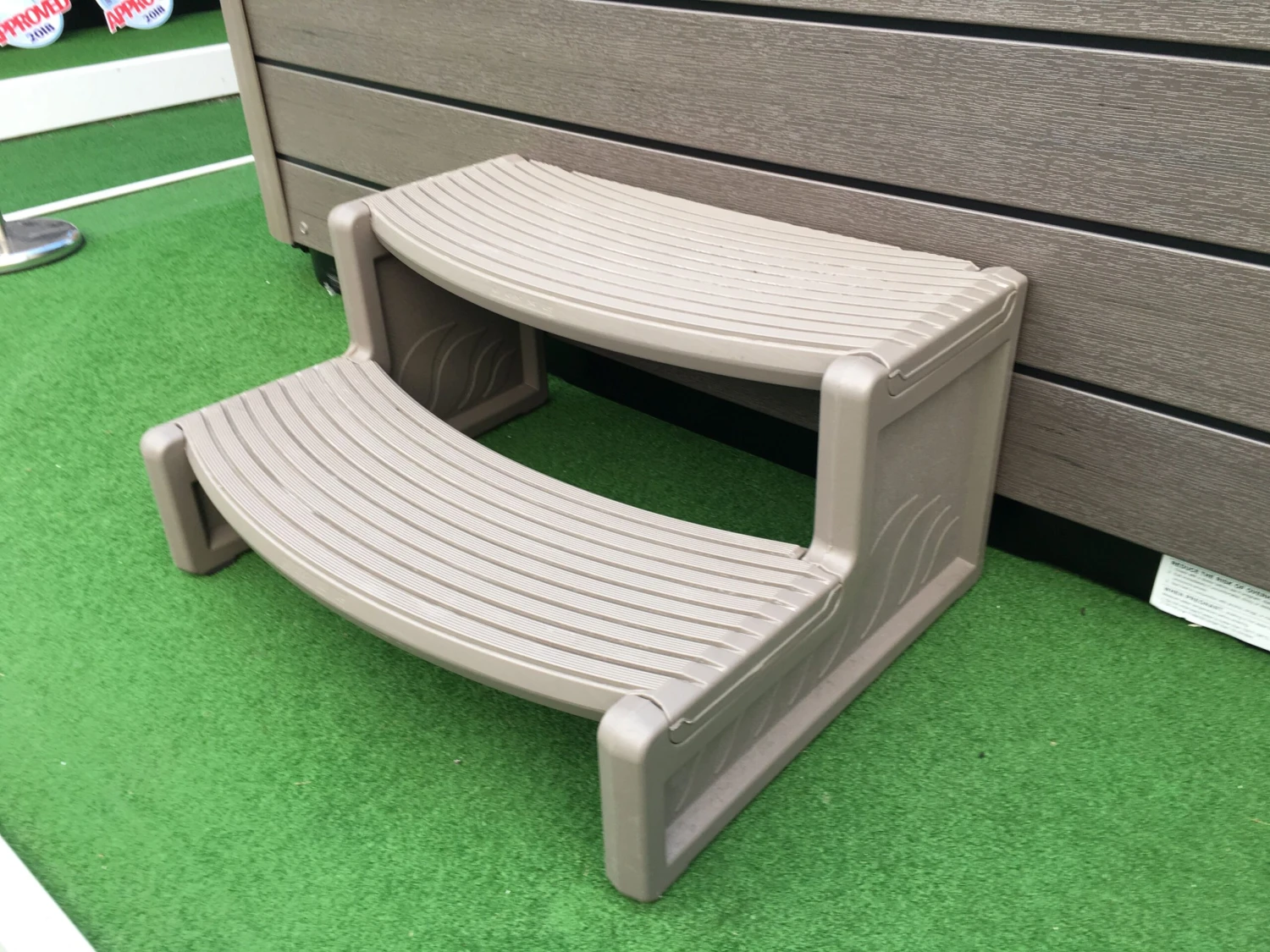 Hot Tub Steps (Reversible Flat Or Round) - Portobello 2 Hot Tub Steps (Reversible Flat Or Round) - Portobello - Image 2