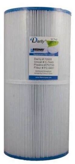 SC740 - 35cm Hot Tub Filter Cartridge For Vita Spa And Multiple Spas