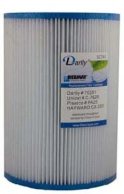 SC741 - 25cm Hot Tub Filter Cartridge For Multiple Spas