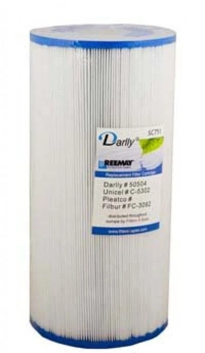 SC751 - 30cm Hot Tub Filter Cartridge For Jacuzzi And Teledyne Spas 1 SC751 - 30cm Hot Tub Filter Cartridge For Jacuzzi And Teledyne Spas
