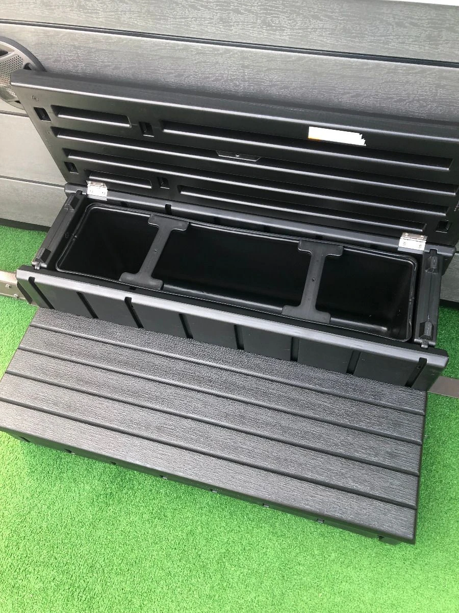 Hot Tub Steps (with Storage) - Black 2 Hot Tub Steps (with Storage) - Black - Image 2